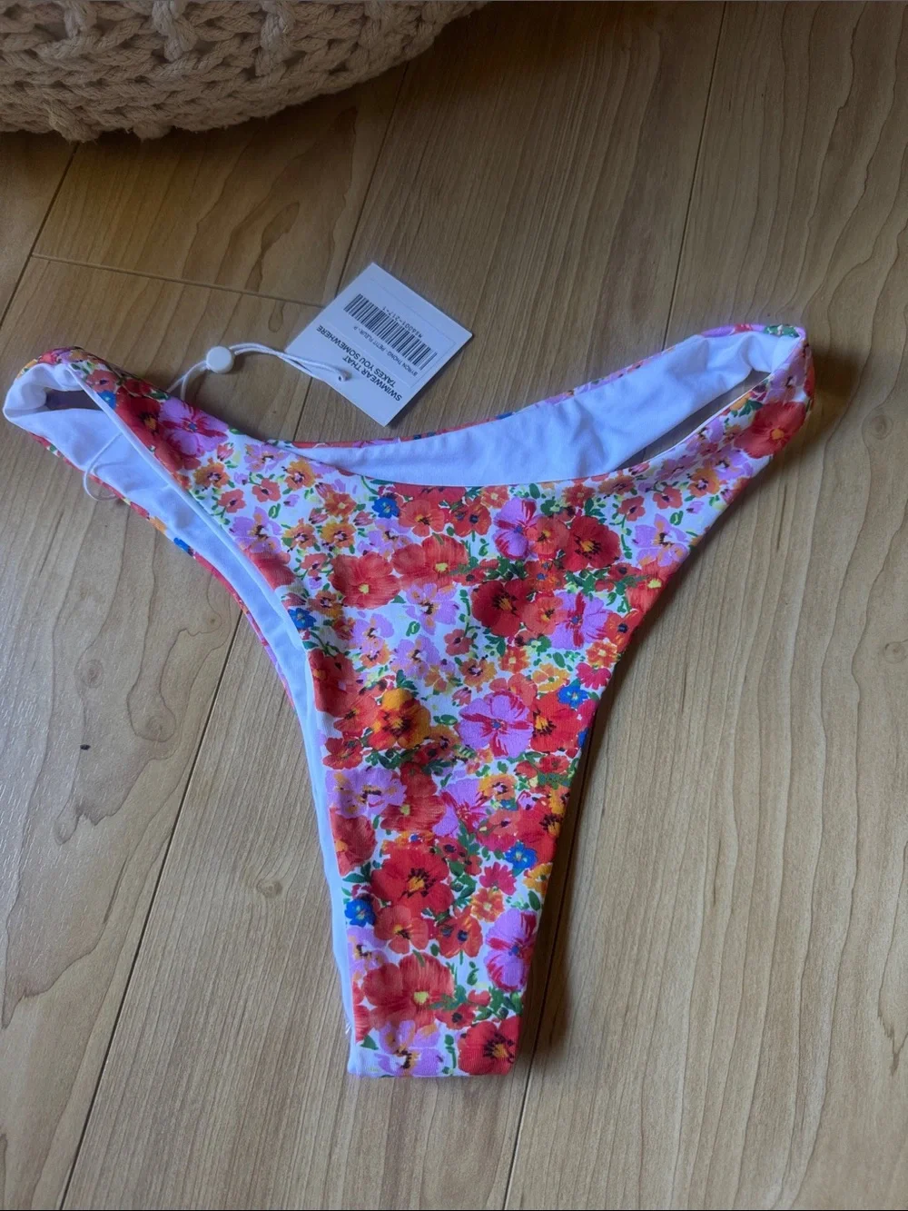 Monday Swimwear Byron Thong Petit Fleur